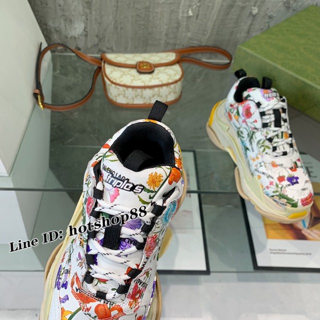 gucci男女款老爹鞋運動鞋 Balenciaga X gucci世紀大聯名老爹鞋 dx2629